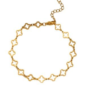 Clover Bracelet in Stainless Steel